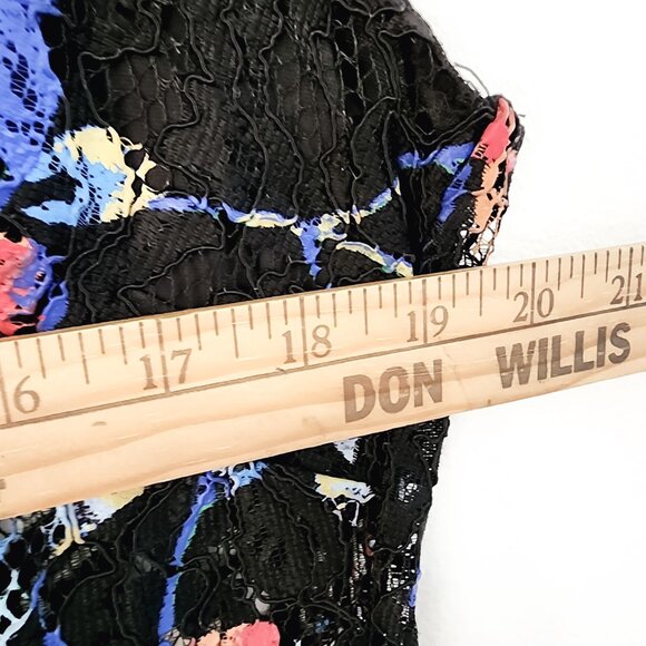 Vintage Signature By Robbie Bee Lace Tank Midi Dress XL WimsiGoth Y2K 90s Grunge - Picture 10 of 14